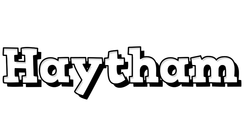 Haytham snowing logo