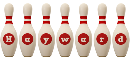 Hayward bowling-pin logo