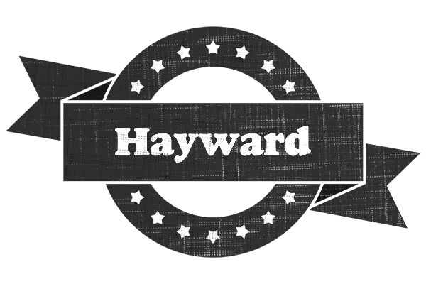 Hayward grunge logo