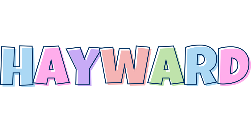 Hayward pastel logo