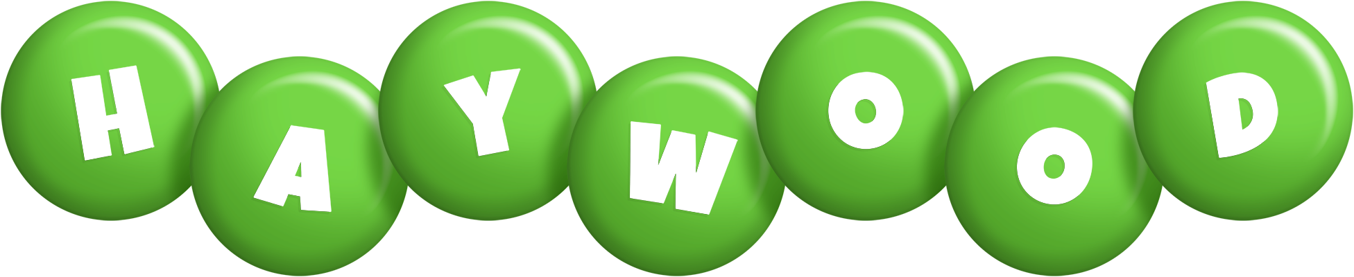 Haywood candy-green logo