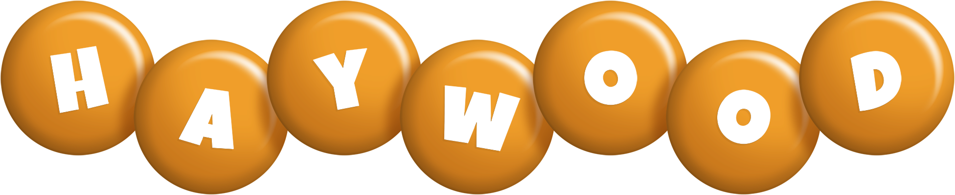 Haywood candy-orange logo