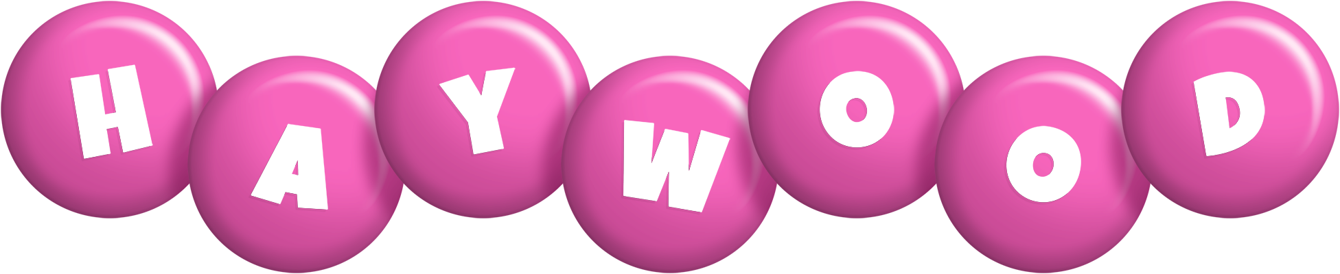 Haywood candy-pink logo