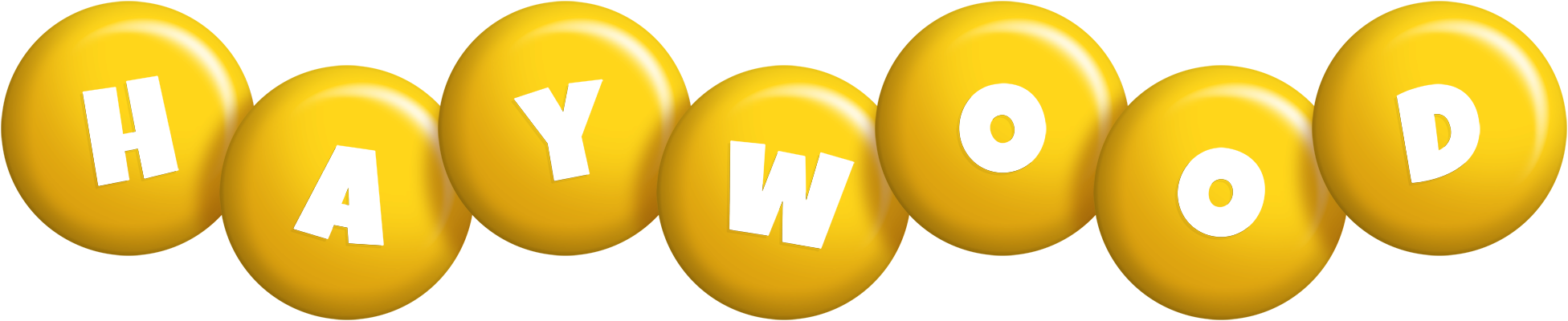 Haywood candy-yellow logo