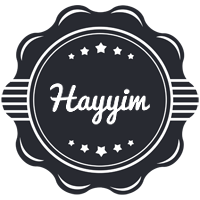 Hayyim badge logo