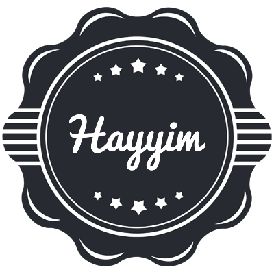 Hayyim badge logo