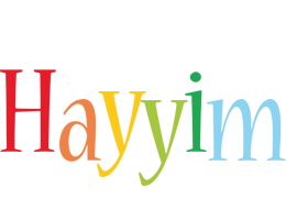 Hayyim birthday logo