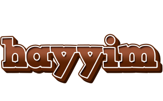 Hayyim brownie logo