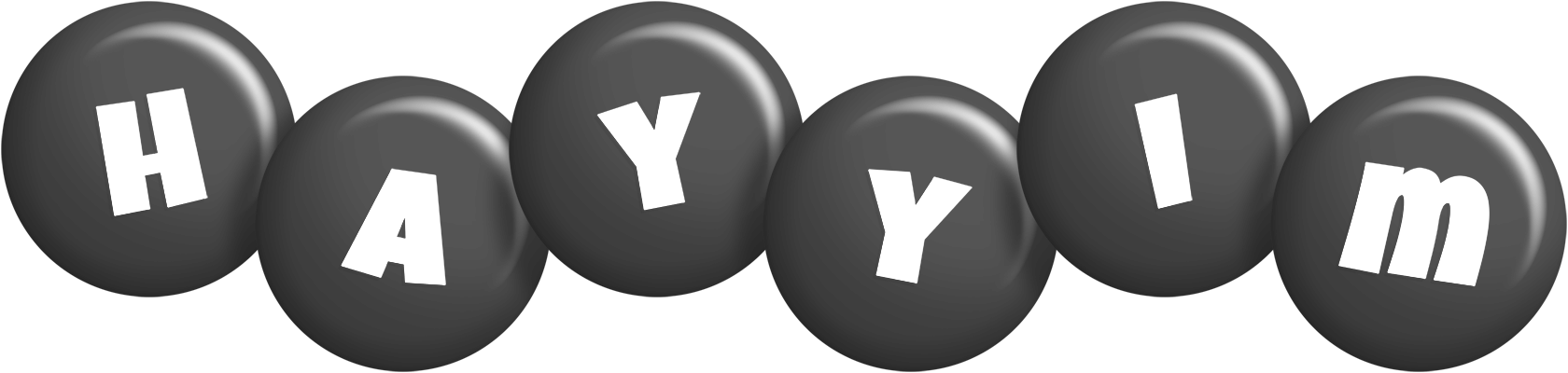 Hayyim candy-black logo