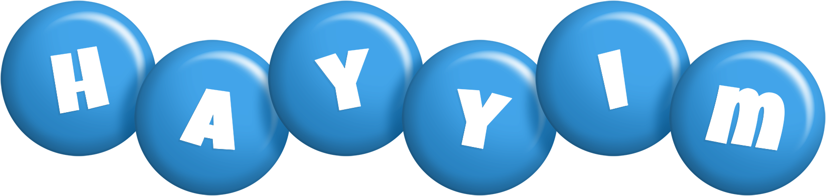 Hayyim candy-blue logo