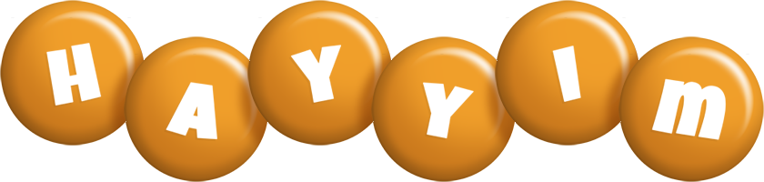 Hayyim candy-orange logo