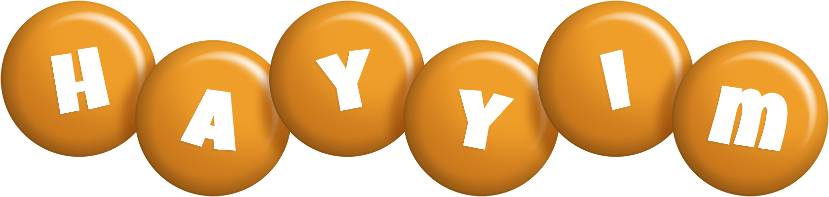 Hayyim candy-orange logo