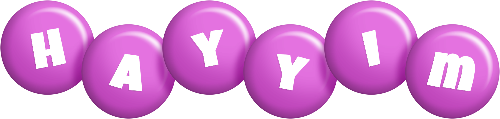 Hayyim candy-purple logo