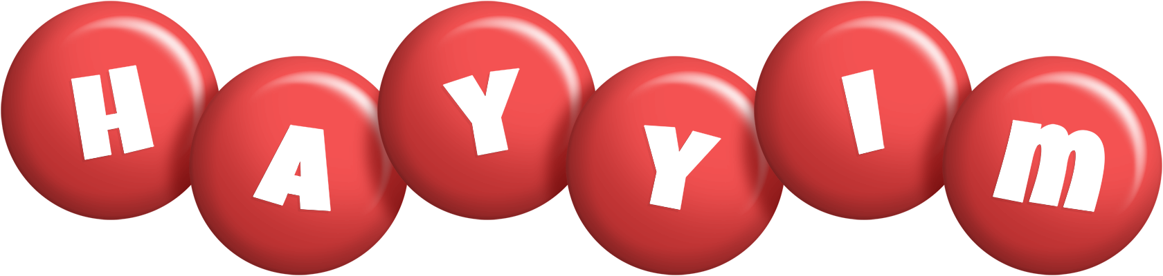 Hayyim candy-red logo