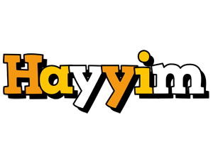 Hayyim cartoon logo