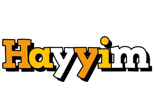Hayyim cartoon logo