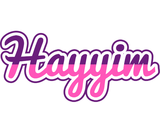 Hayyim cheerful logo