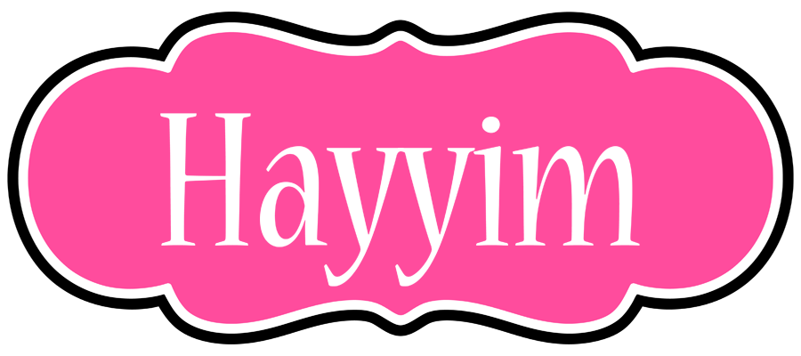 Hayyim invitation logo
