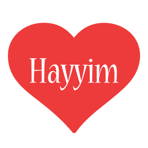 Hayyim love logo