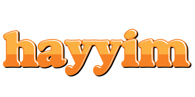 Hayyim orange logo