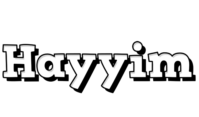 Hayyim snowing logo