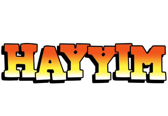 Hayyim sunset logo