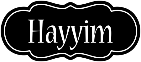 Hayyim welcome logo