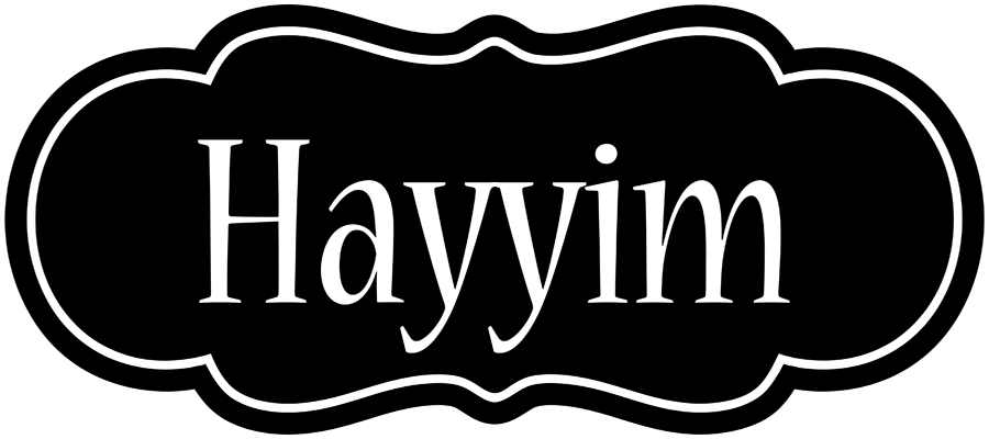 Hayyim welcome logo
