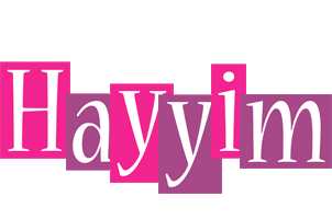 Hayyim whine logo