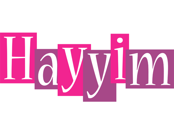 Hayyim whine logo