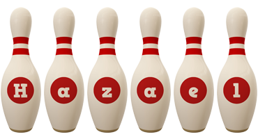 Hazael bowling-pin logo