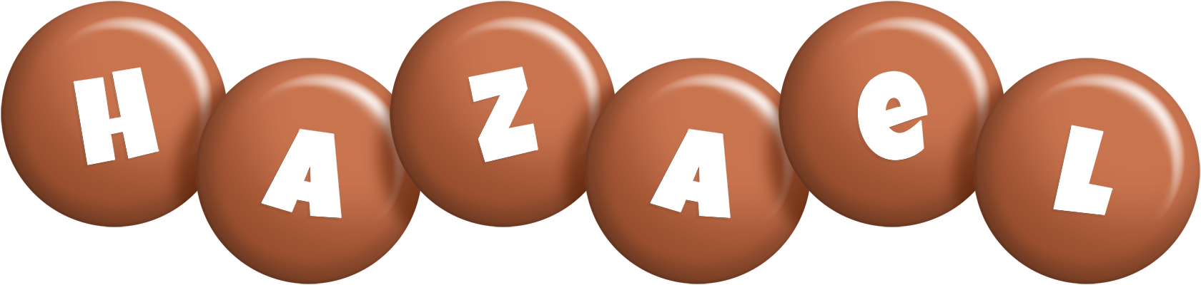 Hazael candy-brown logo