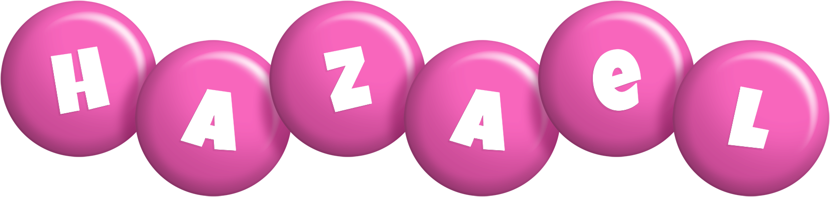 Hazael candy-pink logo