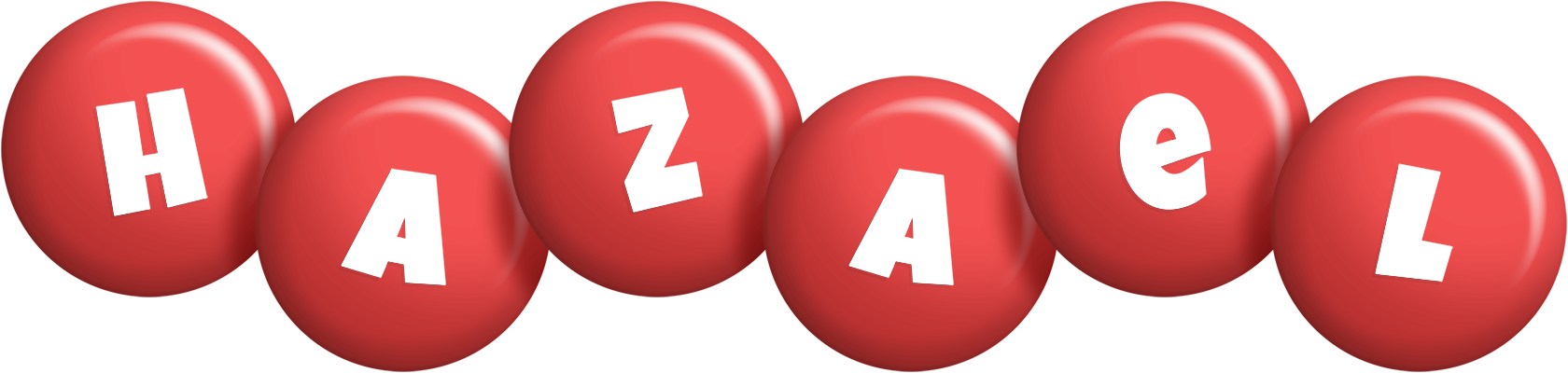 Hazael candy-red logo