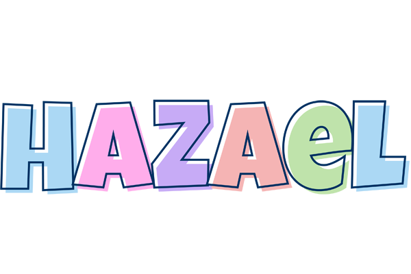 Hazael pastel logo