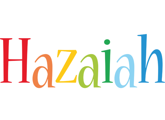 Hazaiah birthday logo