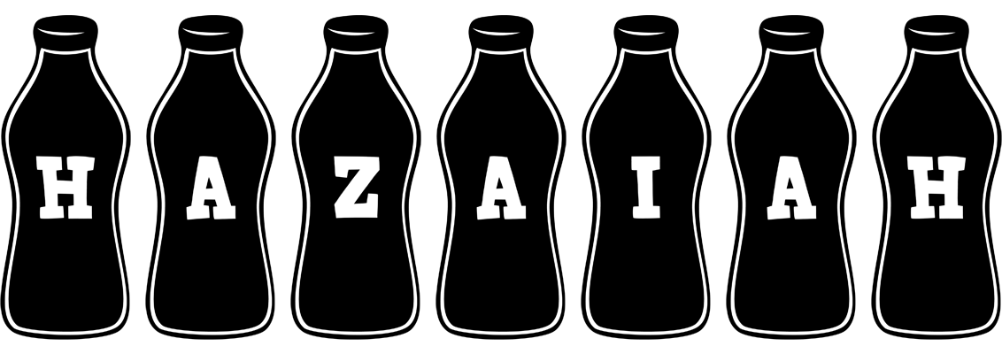 Hazaiah bottle logo
