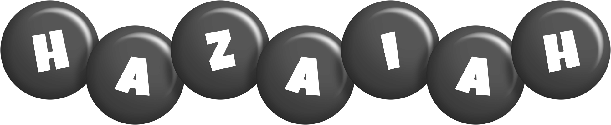 Hazaiah candy-black logo