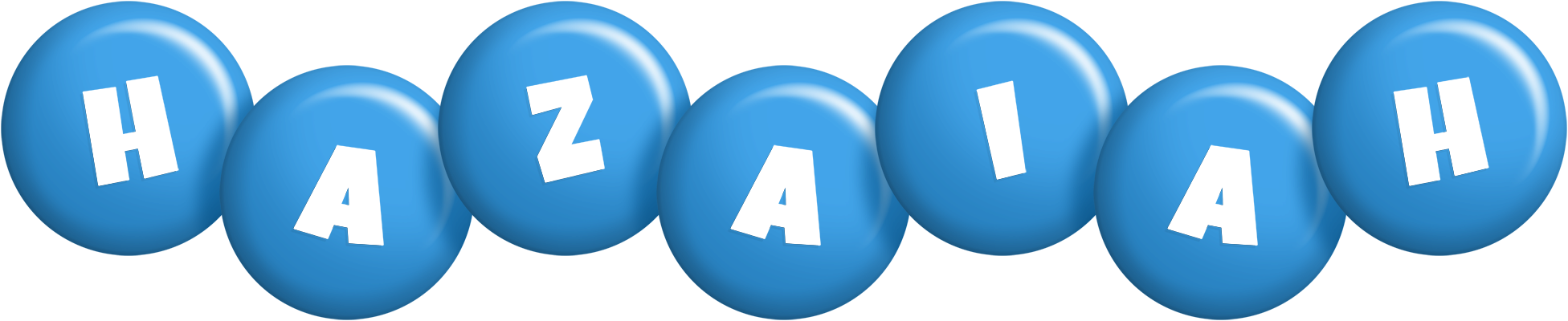 Hazaiah candy-blue logo
