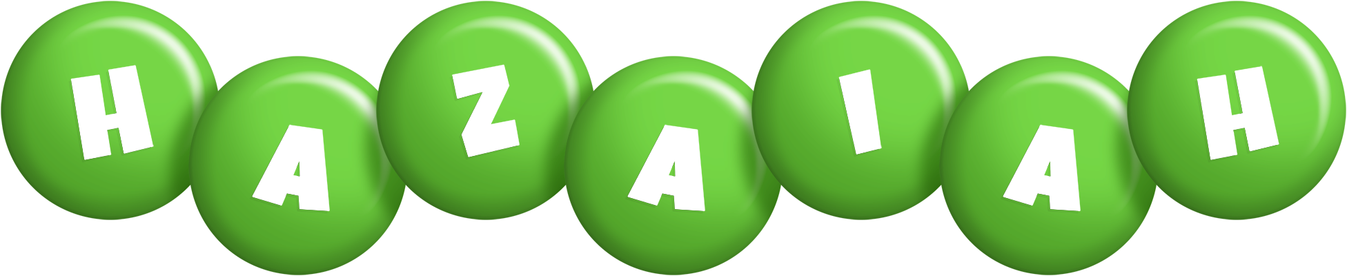 Hazaiah candy-green logo