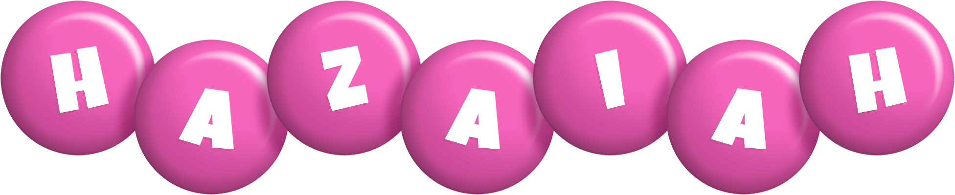 Hazaiah candy-pink logo