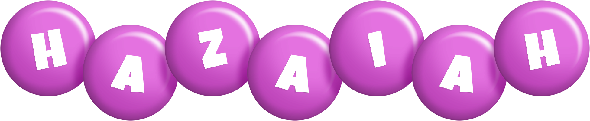 Hazaiah candy-purple logo