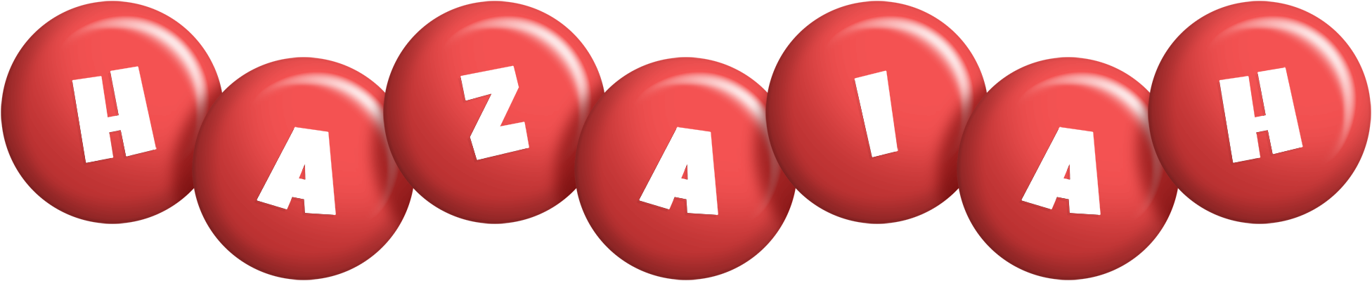 Hazaiah candy-red logo