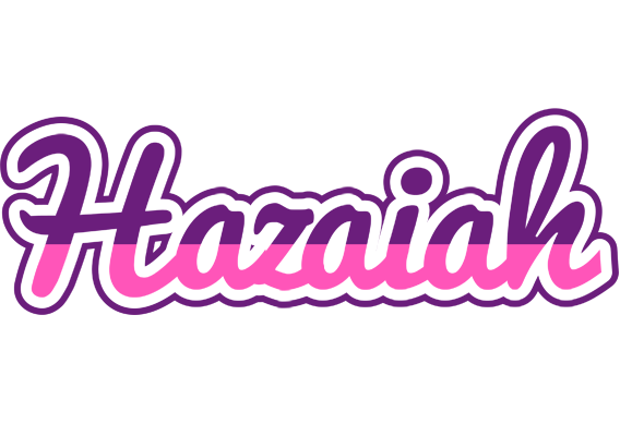 Hazaiah cheerful logo