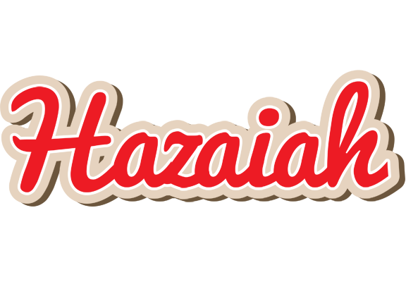 Hazaiah chocolate logo