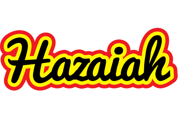 Hazaiah flaming logo