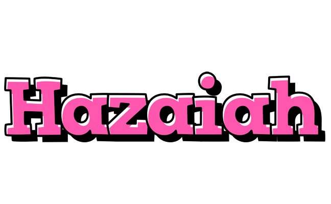 Hazaiah girlish logo