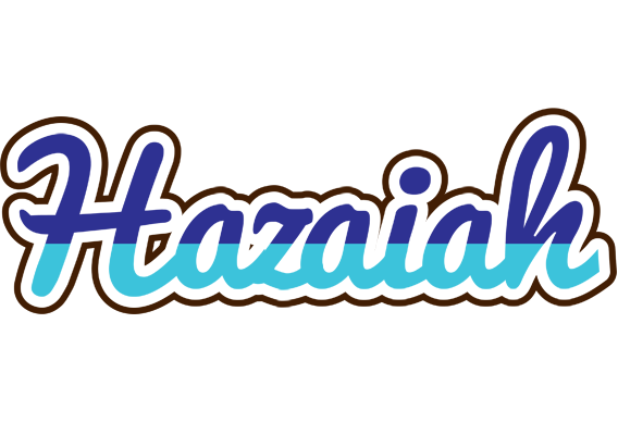 Hazaiah raining logo