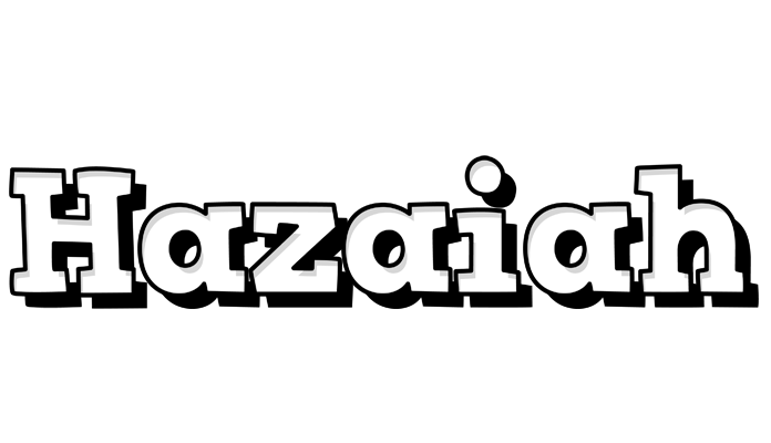 Hazaiah snowing logo