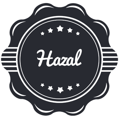 Hazal badge logo